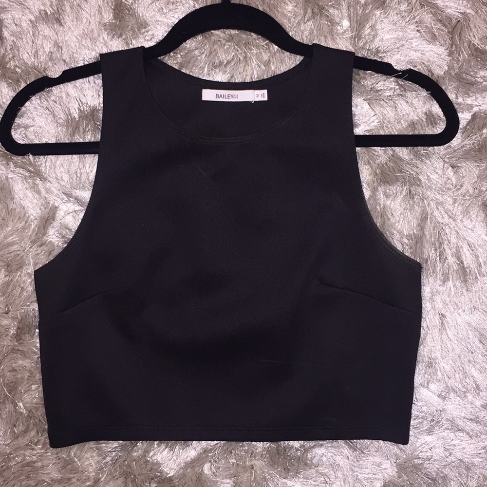 Bailey 44 black crop top